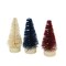 Bethany Lowe 3.5 Inch Old Glory Mini Bottle Brush Patriotic Decorative Tree Set , July 4Th